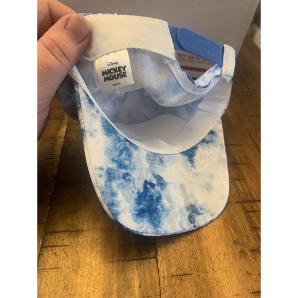 Mickey Mouse Disney Denim Strapback Ball Cap Hat - Picture 4 of 5